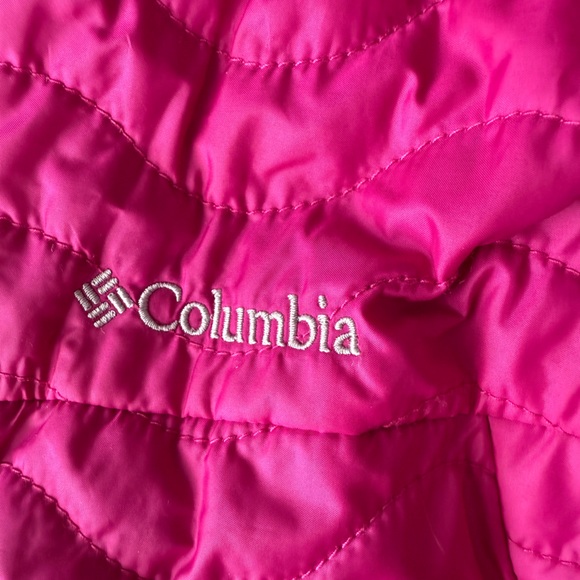 Columbia Pink Reversible Puffer Hooded Jacket - Picture 6 of 8
